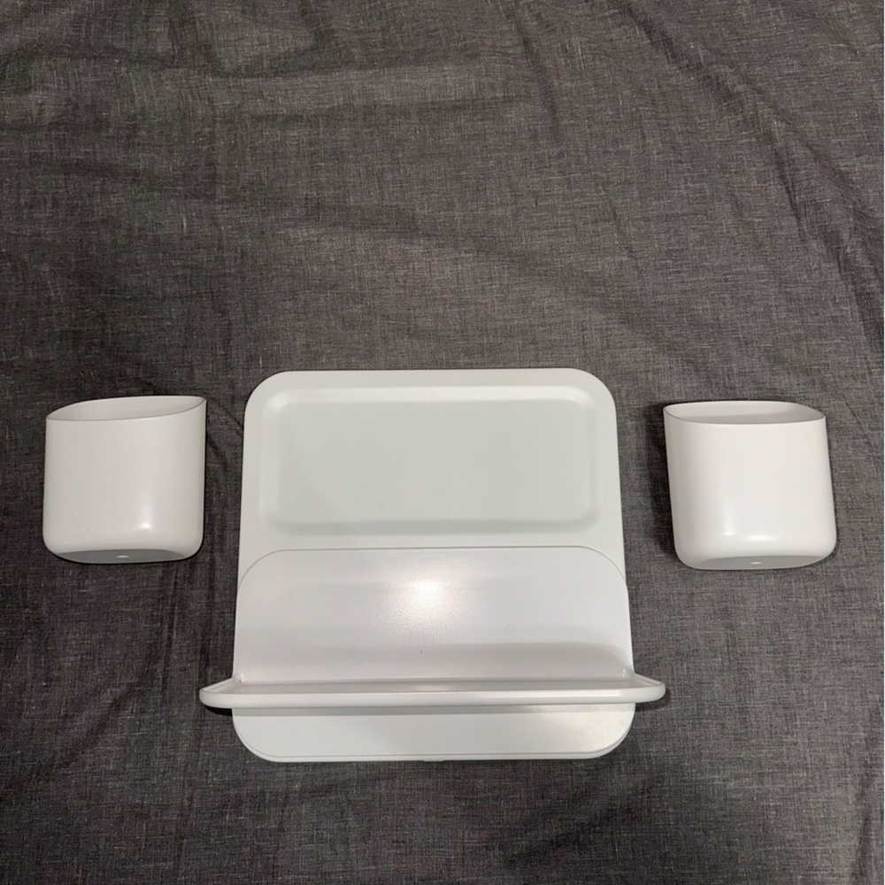 Honey-Can-Do Perch Magnetic Shelf and Cups